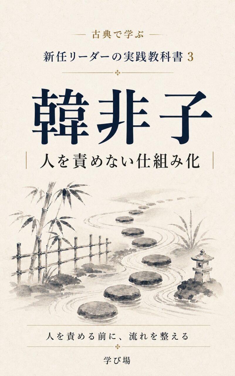 第3巻 韓非子 人を責めない仕組み化 表紙
