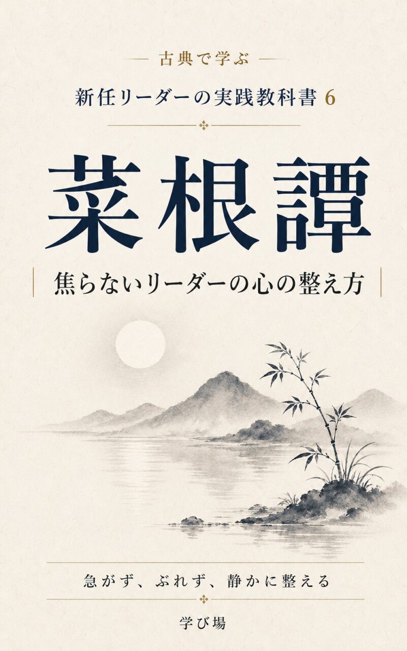 第6巻 菜根譚 焦らないリーダーの心の整え方 表紙